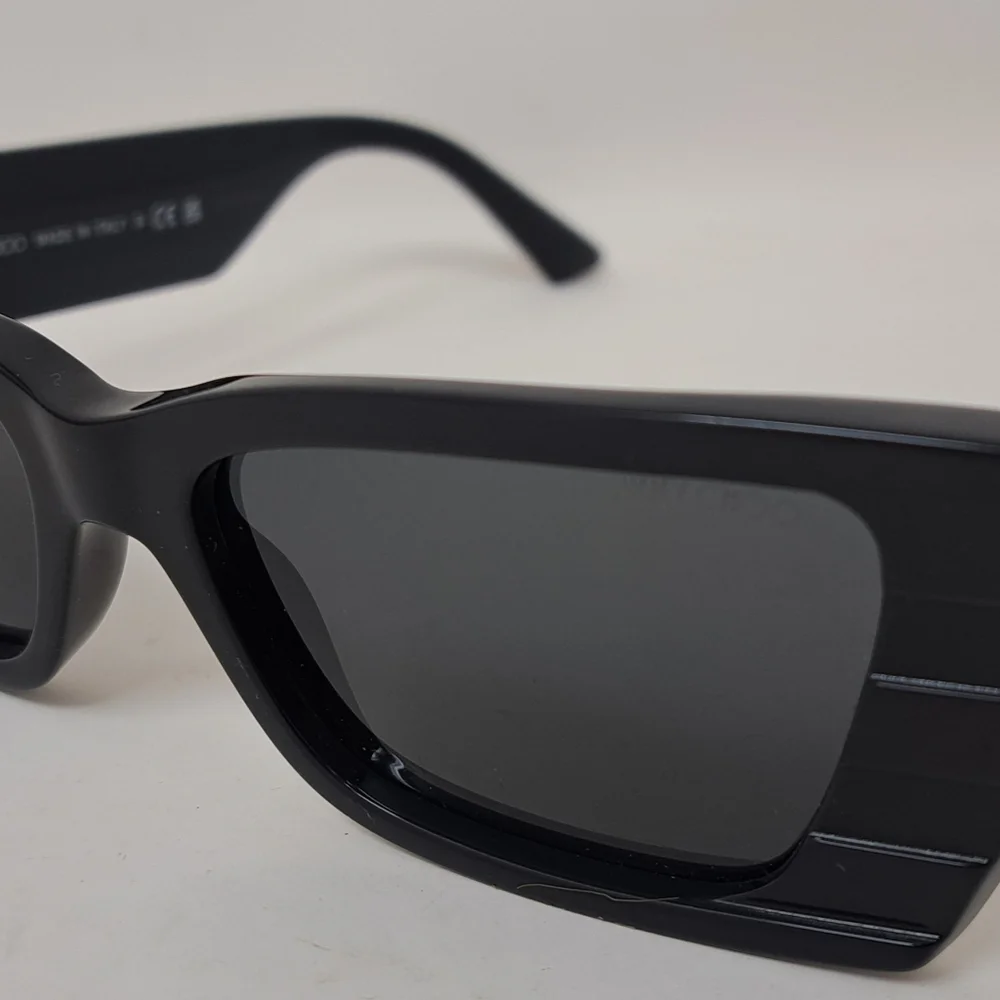NWT Jimmy Choo Avenue Motif Tatum Sunglasses Matte Black Gray JC5009 53-17-140 - Picture 13 of 15
